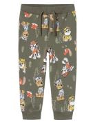 Nmmsug Pawpatrol Nreg Swe Pants Bru Cplg Bottoms Sweatpants Green Name It