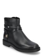 Abigail Flat Bootie Shoes Boots Ankle Boots Ankle Boots Flat Heel Black Michael Kors