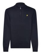 1/4 Zip Jumper Tops Sweatshirts & Hoodies Sweatshirts Navy Lyle & Scott