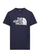 B S/S Easy Tee Tops T-Kortærmet Skjorte Navy The North Face