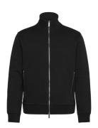 Dressy Full Zip Mock Tops Sweatshirts & Hoodies Sweatshirts Black Michael Kors