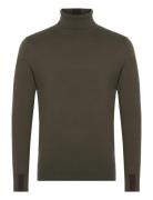 Mmgadam Supima Rollneck Knit Tops Knitwear Turtlenecks Khaki Green Mos Mosh Gallery