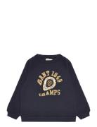 Gant 1949 Raglan C-Neck Tops Sweatshirts & Hoodies Sweatshirts Navy GANT