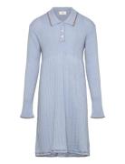 Merino Polo Dress Dresses & Skirts Dresses Casual Dresses Long-sleeved Casual Dresses Blue Copenhagen Colors