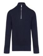 Jprblaliam Knit Half Zip Bf Jnr Tops Knitwear Pullovers Navy Jack & J S