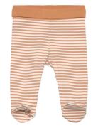 Leggings W.feet - Y/D Stripe Bottoms Leggings Orange Fixoni