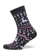 The Stylish Christmas Socks Grey Lingerie Socks Regular Socks Grey Christmas Sweats