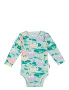 Lilypond Body Bodies Long-sleeved Green MUMIN