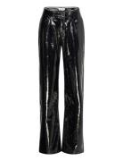 Aina Latex Trousers Bottoms Trousers Leather Leggings-Bukser Black Ahlvar Gallery