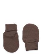 Mittens - Single Layer Accessories Gloves & Mittens Mittens Brown Fixoni