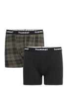 Hmlnolan Boxers 2-Pack Night & Underwear Underwear Underpants Multi/patterned Hummel