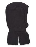 Balaclava - Wool W. Windstop Accessories Headwear Balaclava Black Color Kids