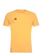 Adizero Essentials Running Tee Sport T-Kortærmet Skjorte Yellow Adidas Performance