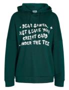 Nmalden L/S Christmas Sweat Jrs Tops Sweatshirts & Hoodies Hoodies Green NOISY MAY