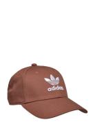 Adicolor Classic Trefoil Baseball Cap Sport Headwear Caps Brown Adidas Originals