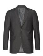 Superflex Blazer - Combi Suits & Blazers Blazers Single Breasted Blazers Grey Lindbergh Black