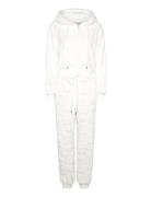 Teddy Jumpsuit Pyjamas Nattøj White Missya