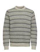 Onsmusa Reg 3 Struc Crew Knit Tops Knitwear Round Necks Grey ONLY & SONS