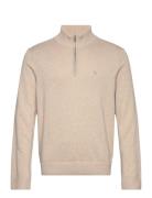 Anf Mens Sweaters Tops Knitwear Half Zip Jumpers Cream Abercrombie & Fitch