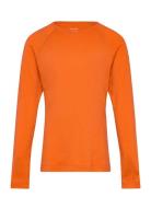 K 200 Oasis Ls Crewe Tops T-shirts Long-sleeved T-Skjorte Orange Icebreaker