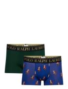 Stretch Cotton Trunk 2-Pack Boxershorts Black Polo Ralph Lauren Underwear