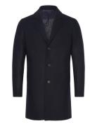 Lightweight Recycled Wool Coat Uldfrakke Frakke Navy Mango