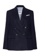 Preston - Woolen Pinstripe Blazers Double Breasted Blazers Navy Day Birger Et Mikkelsen