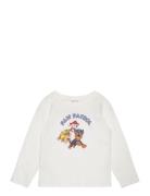 Paw Patrol Printed T-Shirt Tops T-shirts Long-sleeved T-Skjorte White Mango