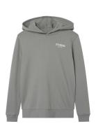 Nlmstudio Ls Bru Sweat W. Hood Tops Sweatshirts & Hoodies Hoodies Grey LMTD