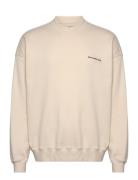 Anf Mens Sweatshirts Tops Sweatshirts & Hoodies Sweatshirts Beige Abercrombie & Fitch