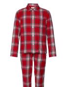 Flannel Pj Set Shirt And Pants Gb Pyjamas Nattøj Red GANT