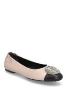 Claire Cap-Toe Ballet Ballerinasko Ballerinaer Pink Tory Burch