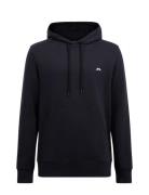 Cal Sweat Hoodie Designers Sweatshirts & Hoodies Hoodies Black J. Lindeberg