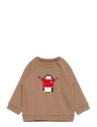 Sweater L/S Tops Sweatshirts & Hoodies Sweatshirts Beige United Colors Of Benetton