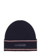 Th Corp Lambs Wool Beanie Accessories Headwear Beanies Navy Tommy Hilfiger