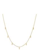 Una Necklace Accessories Jewellery Necklaces Chain Necklaces Gold Maanesten