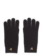 Racked Rib Gloves Accessories Gloves Finger Gloves Black Lyle & Scott