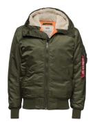 Ma-1 Hooded Designers Jackets Bomber Jackets Green Alpha Industries