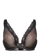 Brooklyn Plunge T-Shirt Bra Lingerie Bras & Tops T-shirt Bras Black Passionata