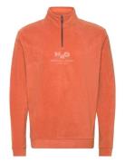 Blåvand Ii Fleece Half Zip Tops Sweatshirts & Hoodies Fleeces & Midlayers Orange H2O