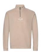 Blåvand Ii Fleece Half Zip Tops Sweatshirts & Hoodies Fleeces & Midlayers Beige H2O