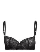 Thelma Half-Cup Bra Lingerie Bras & Tops Balc Tte Bras Black Passionata