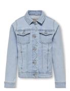 Kogsara Light Blue Dnm Jacket Noos Outerwear Jackets & Coats Denim & Corduroy Blue Kids Only