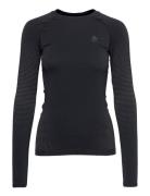 Odlo Bl Top Crew Neck L/S Performance Warm Eco Sport Base Layer Tops Black Odlo