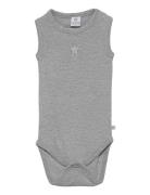 Body, No Sleeve Bodies Sleeveless Bodies Grey Smallstuff