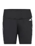 Adidas Train Essentials 3 Stripes High Waisted Short Tight  Bottoms Shorts Sport Shorts Black Adidas Performance