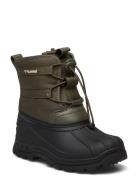 Icicle Jr Sport Winter Boots Winter Boots W. Laces Khaki Green Hummel