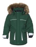 Kure Kids Parka 5 Sport Snow-ski Clothing Snow-ski Jacket Green Didriksons