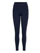 W Pocket Lgn Sport Sport Clothing Sport Tights Sport Training Tights Navy Adidas Golf