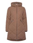 Rona Jkt W Sport Coats Padded Coats Brown Five Seasons